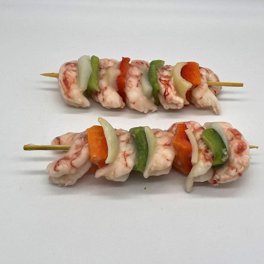 Shrimp and Vegetable Skewers - Cover Image