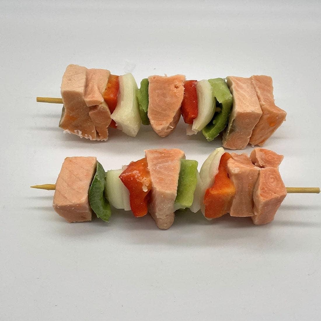 Image 0 of Salmon and Vegetable Skewers